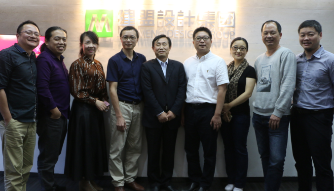 华侨大学黄安民西席一行莅临恒峰g22考察指导